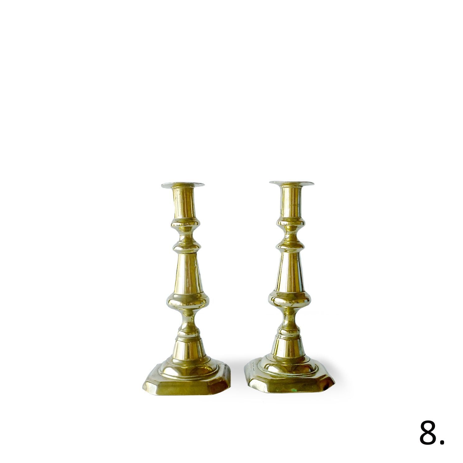 Antique Brass Candlesticks (Assorted)